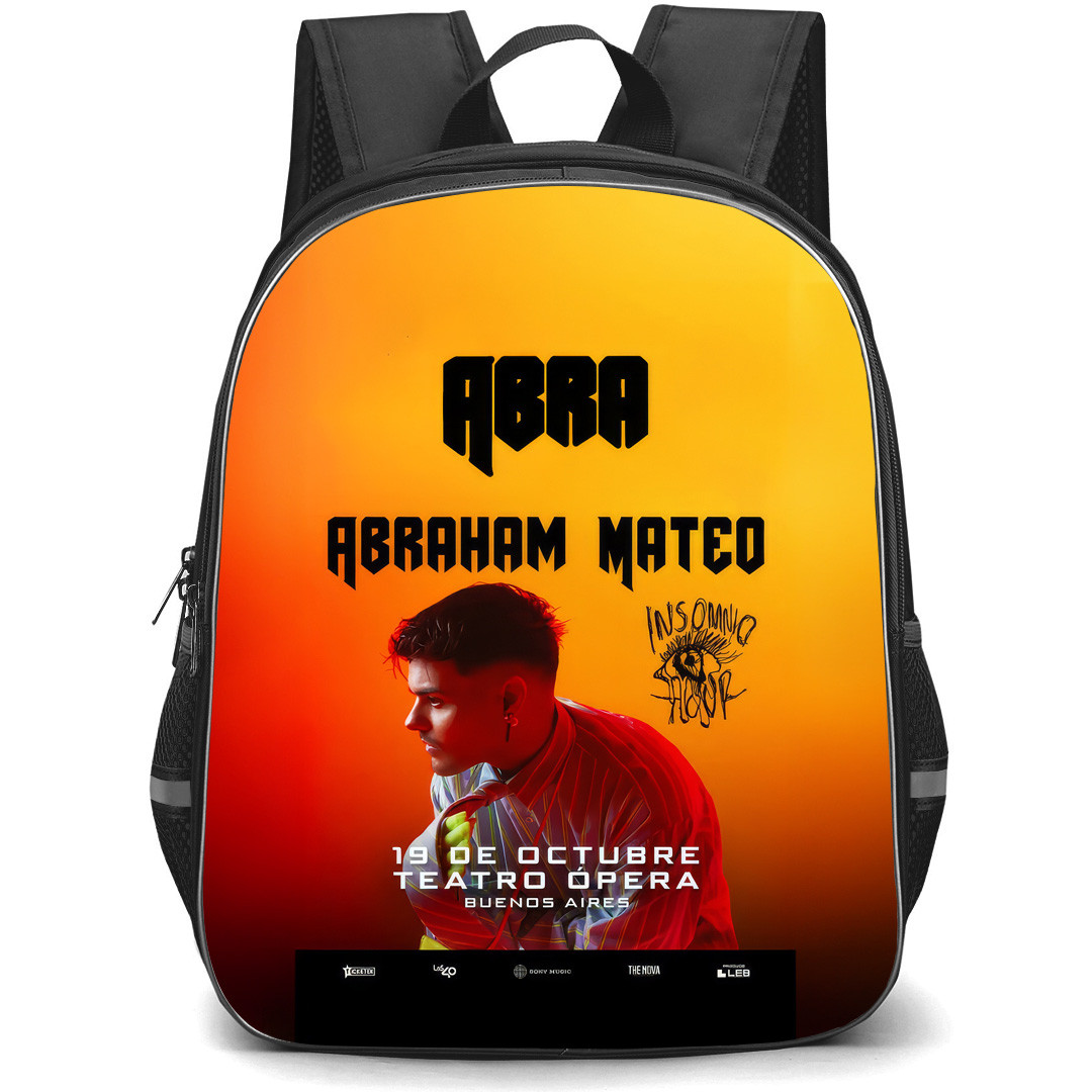 Abraham Mateo Backpack School Bag StudentPack - Abraham Mateo Insomnio Tour Poster