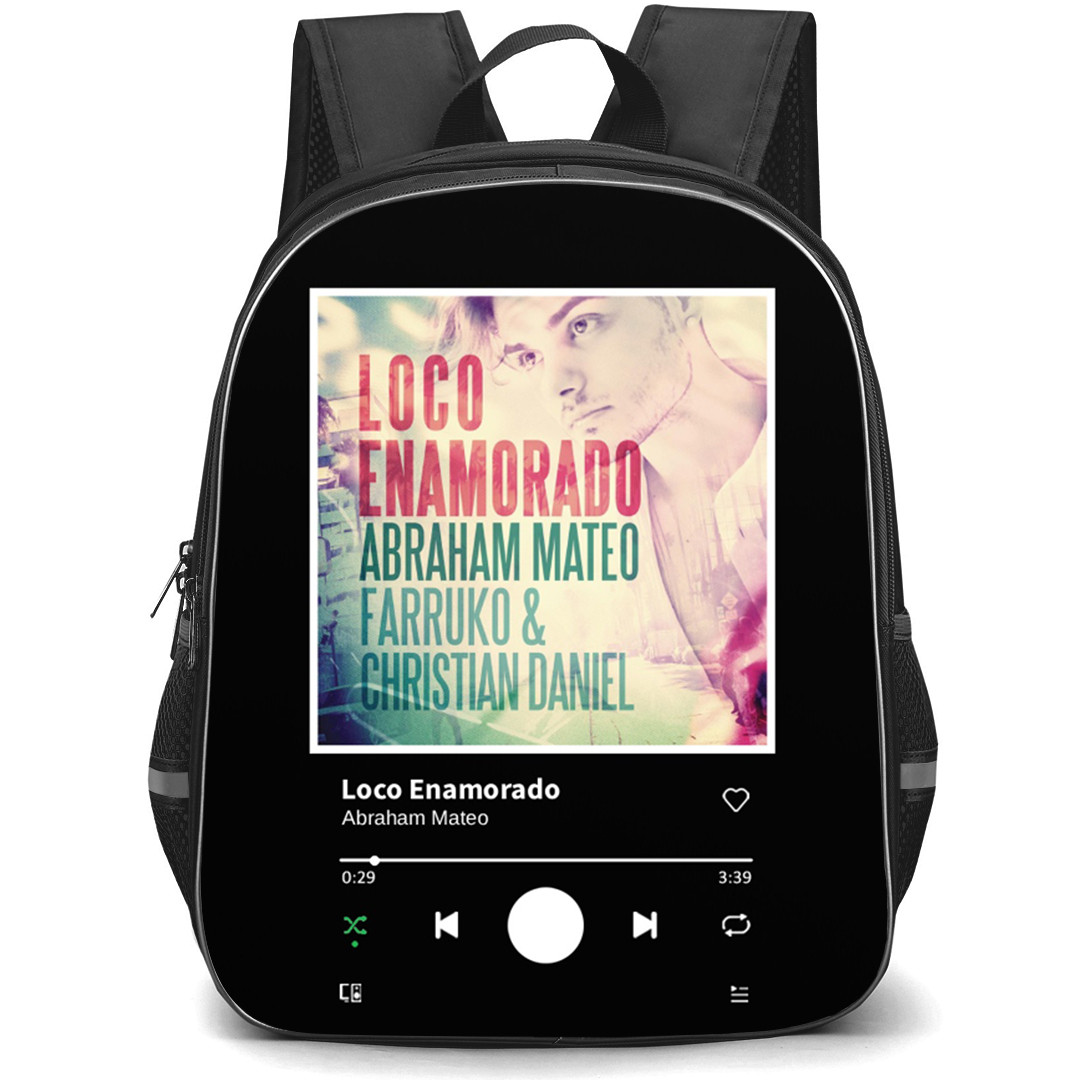Abraham Mateo Backpack School Bag StudentPack - Abraham Mateo Loco Enamorado Cover Art