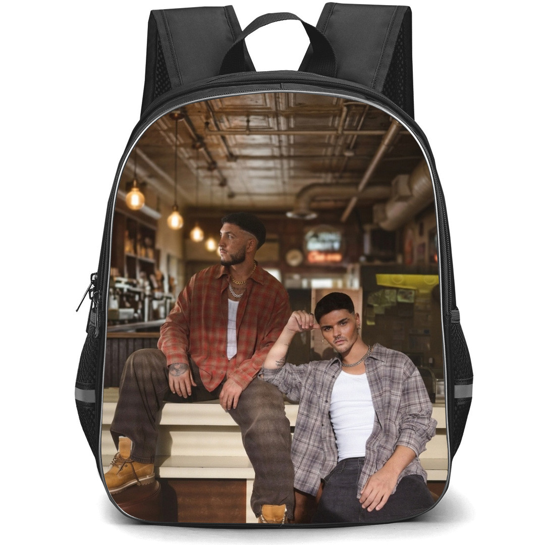 Abraham Mateo Backpack School Bag StudentPack - Abraham Mateo And Omar Montes Portrait