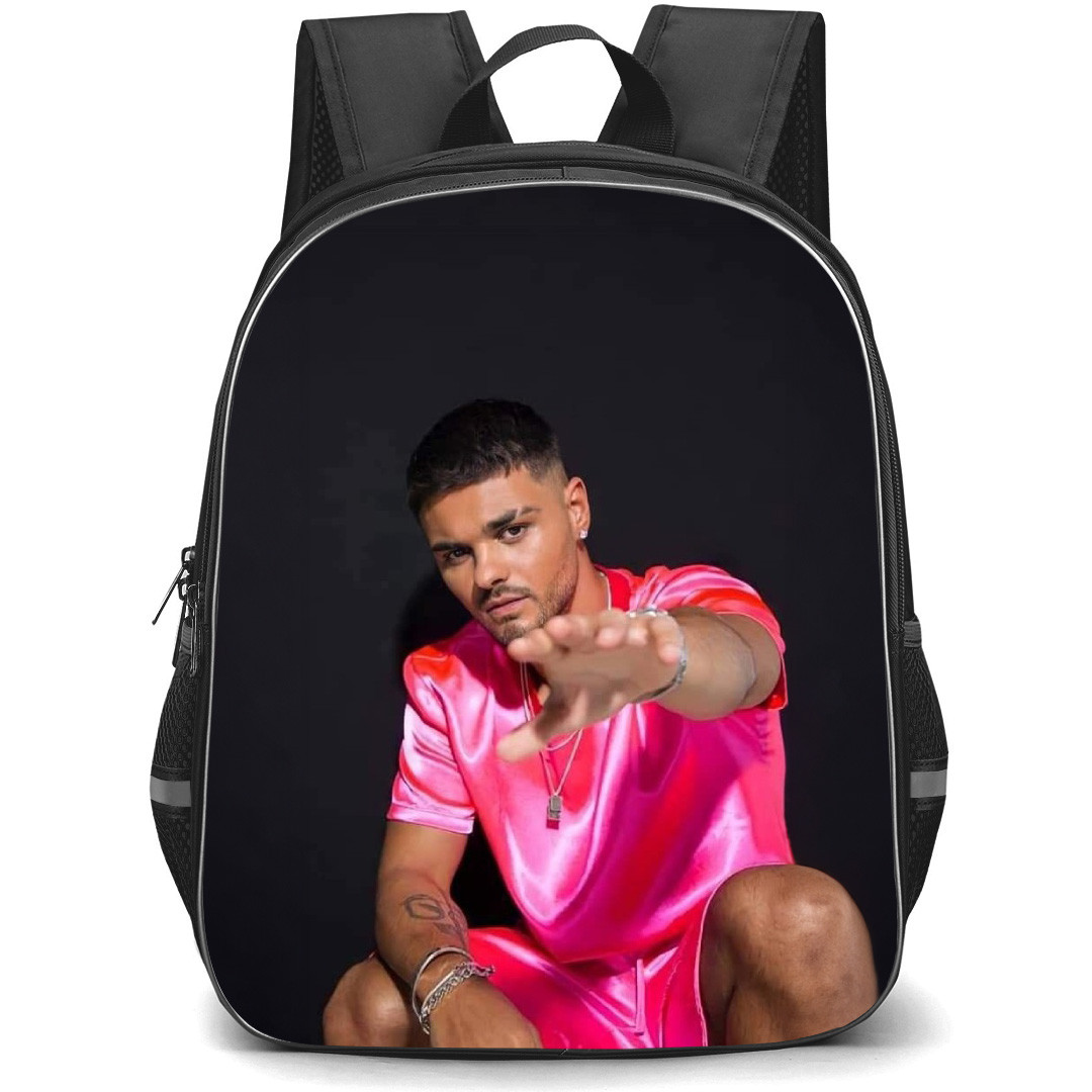 Abraham Mateo Backpack School Bag StudentPack - Abraham Mateo Portrait Wearing Pink Shirt
