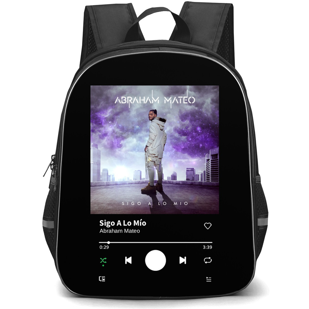 Abraham Mateo Backpack School Bag StudentPack - Abraham Mateo Sigo A Lo M?o Album Cover