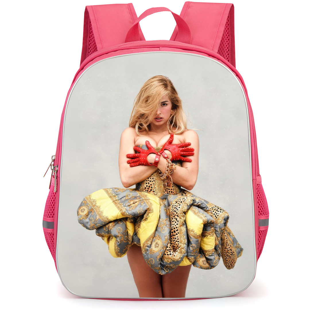 Addison Rae Backpack School Bag StudentPack - Addison Rae Hand On Chest Pose W Magazine