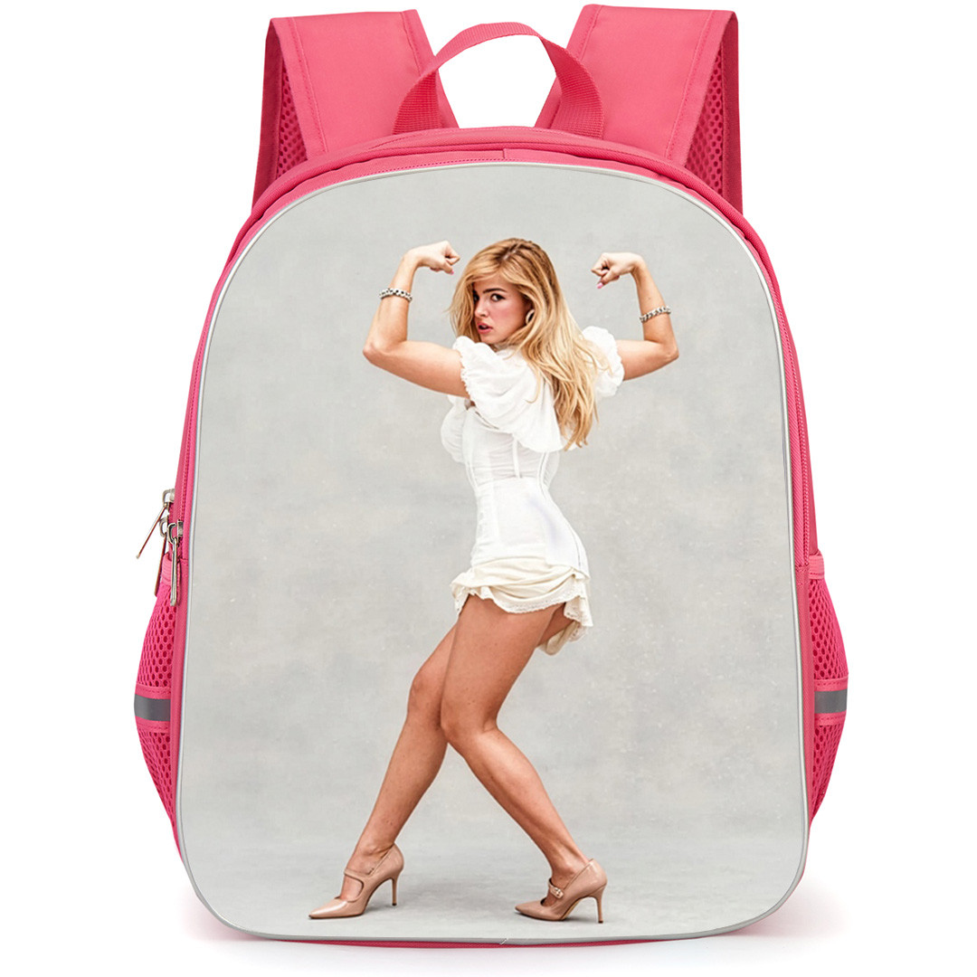 Addison Rae Backpack School Bag StudentPack - Addison Rae Showing Muscle Pose W Magazine