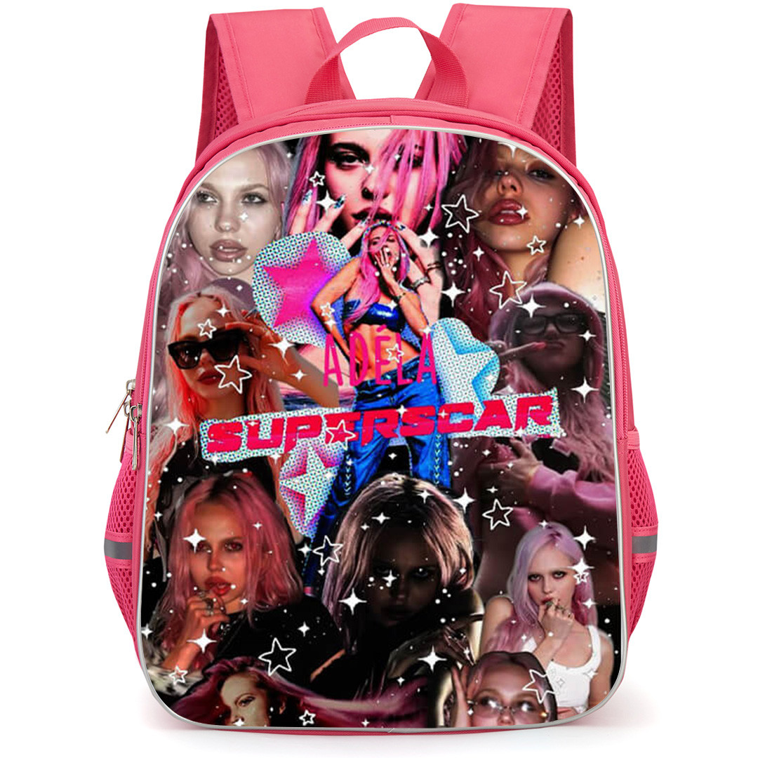 Ad?la Backpack School Bag StudentPack - Ad?la Superscar Collage Stars Background