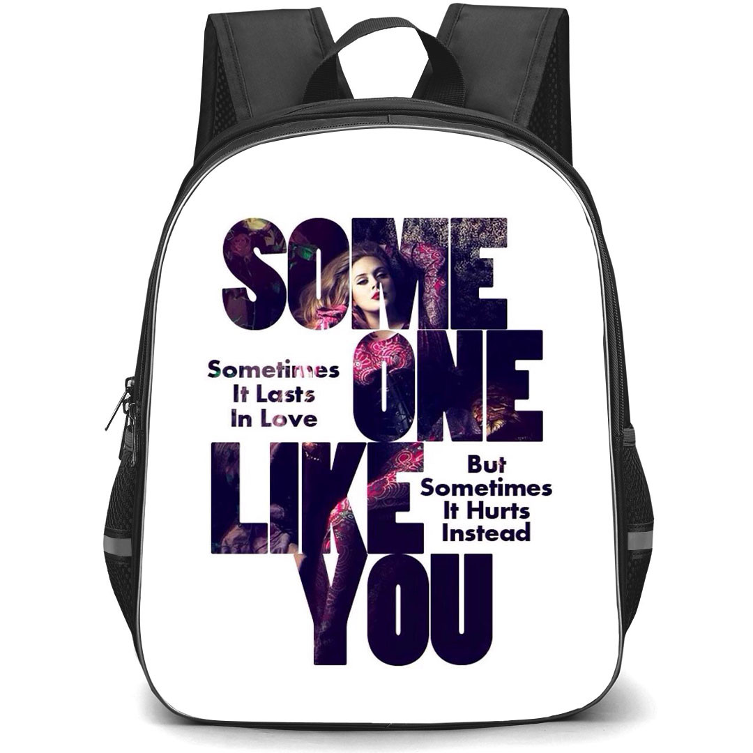 Adele Backpack StudentPack - Adele Some One Like You Word Art Poster