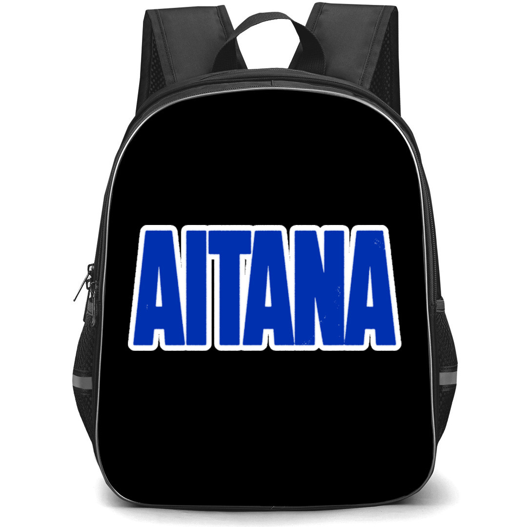 Aitana Backpack School Bag StudentPack - Aitana Blue Logo