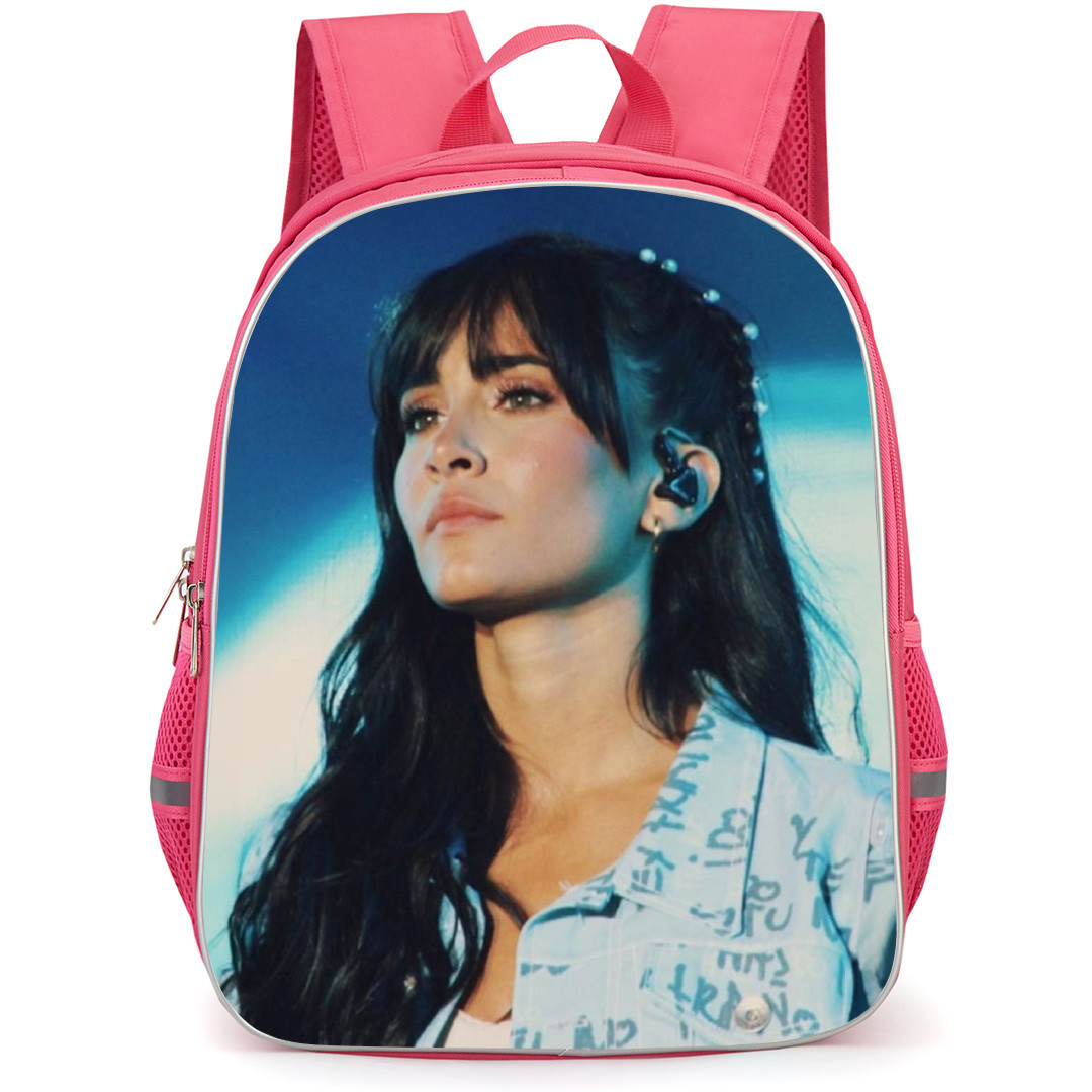 Aitana Backpack School Bag StudentPack - Aitana Side Portrait Blue Background