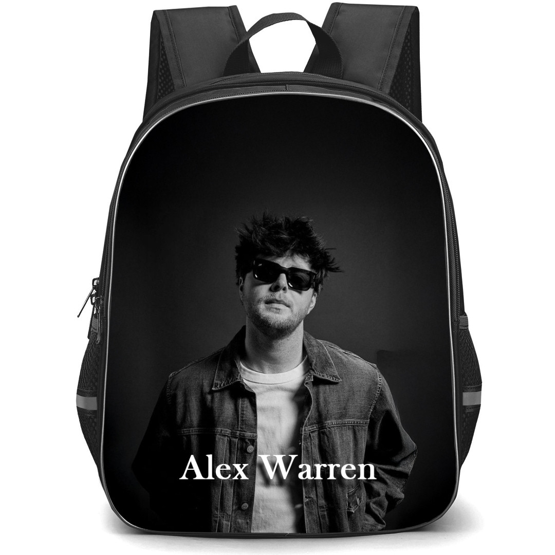 Alex Warren Backpack StudentPack - Alex Warren Pose Black and White Background