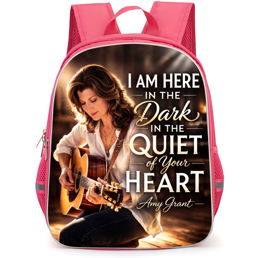 Amy Grant Backpack School Bag StudentPack - Amy Grant I Am Here In The Dark