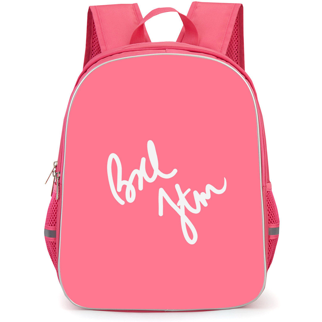 Angele Backpack School Bag StudentPack - Angele Bruxelles je t aime Logo Sticker