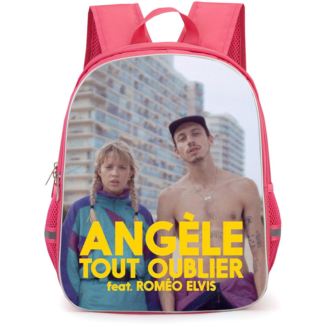 Angele Backpack School Bag StudentPack - Angele Feat Romeo Elvis Tout Oublier Album Poster