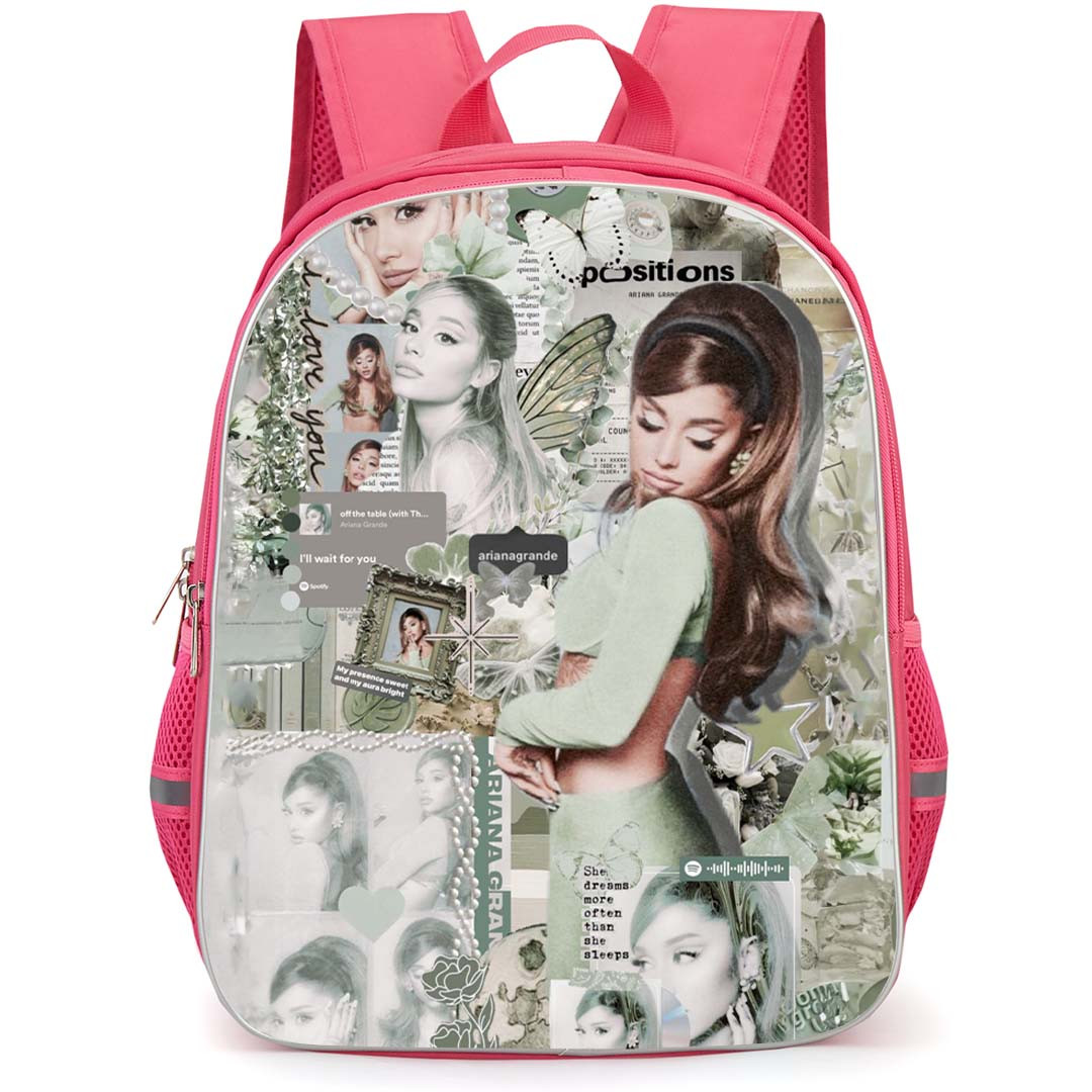 Ariana Grande Backpack StudentPack - Ariana Grande Latest Album Athestic Collage Poster