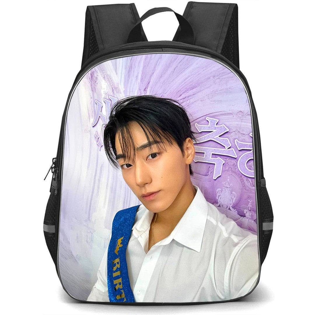 ATEEZ Choi San Backpack School Bag StudentPack - Choi San Birthday Portrait Poster