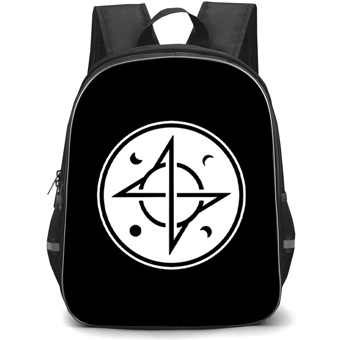 ATEEZ Backpack School Bag StudentPack - ATEEZ Compass Logo Aesthetic Sticker