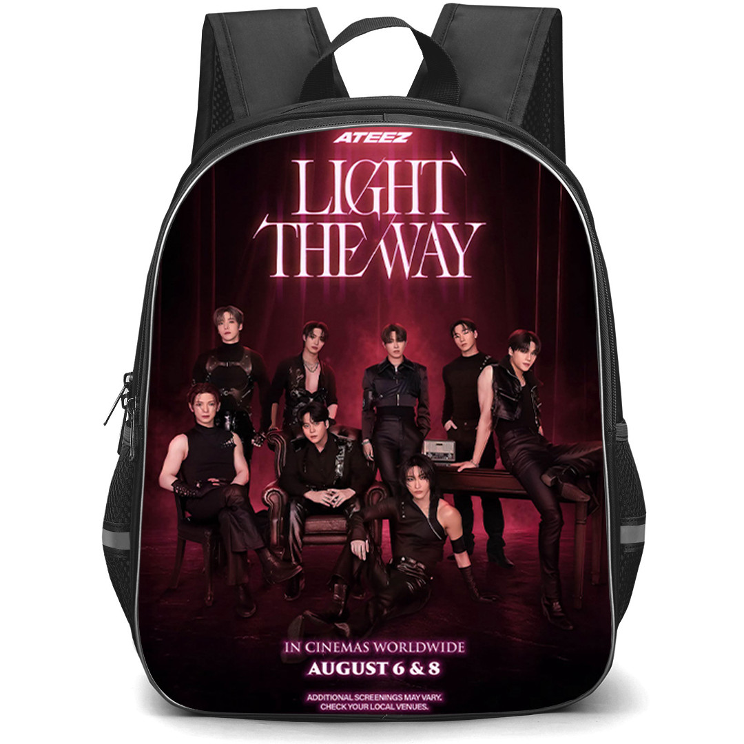 ATEEZ Backpack School Bag StudentPack - ATEEZ Light The Way Poster