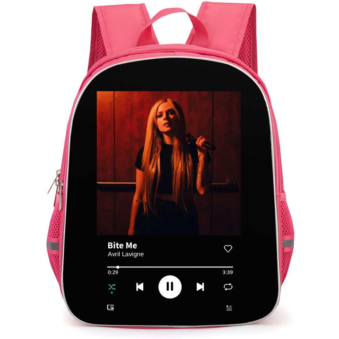 Avril Lavigne Backpack School Bag StudentPack - Avril Lavigne Bite Me Album Art