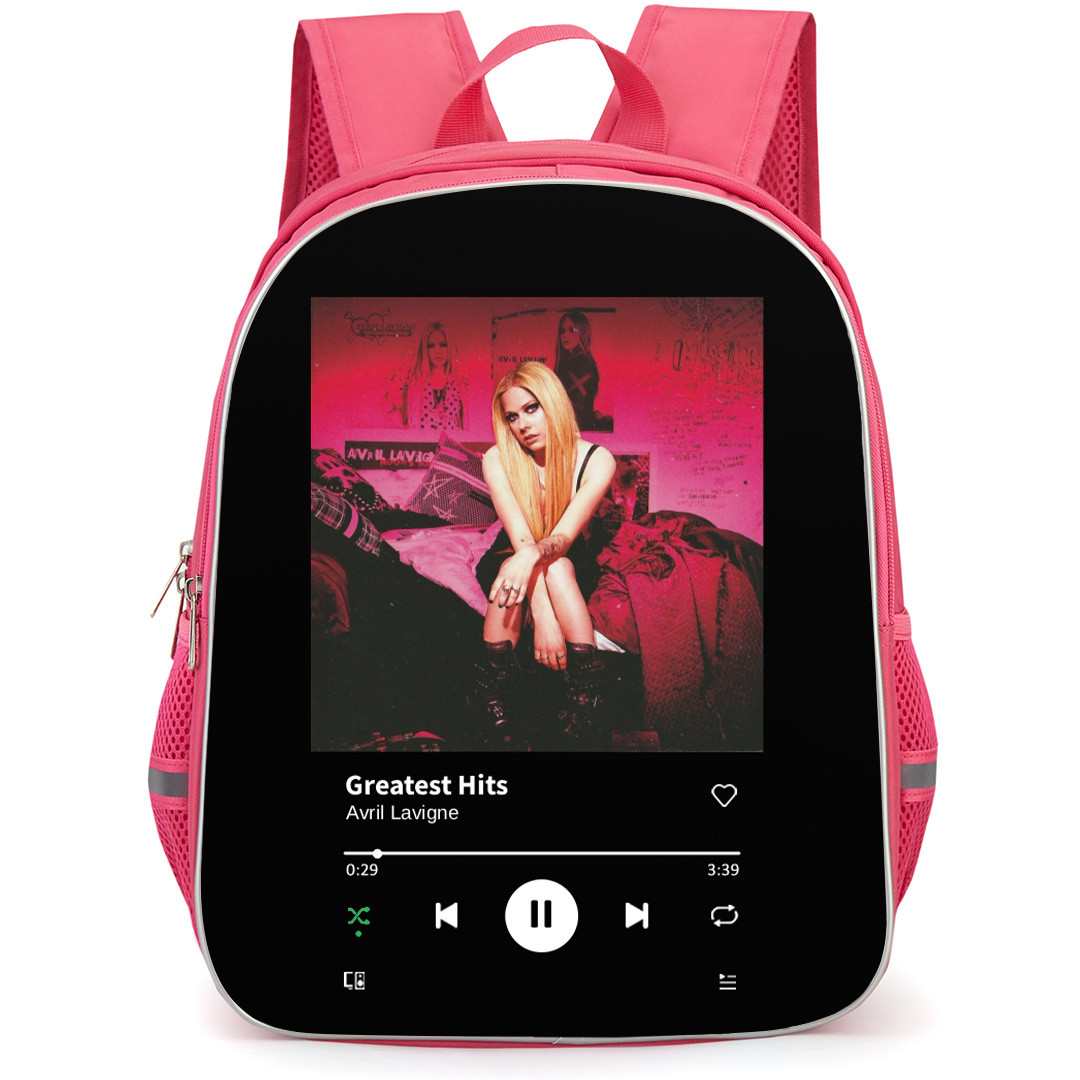 Avril Lavigne Backpack School Bag StudentPack - Avril Lavigne Greatest Hits Album Art