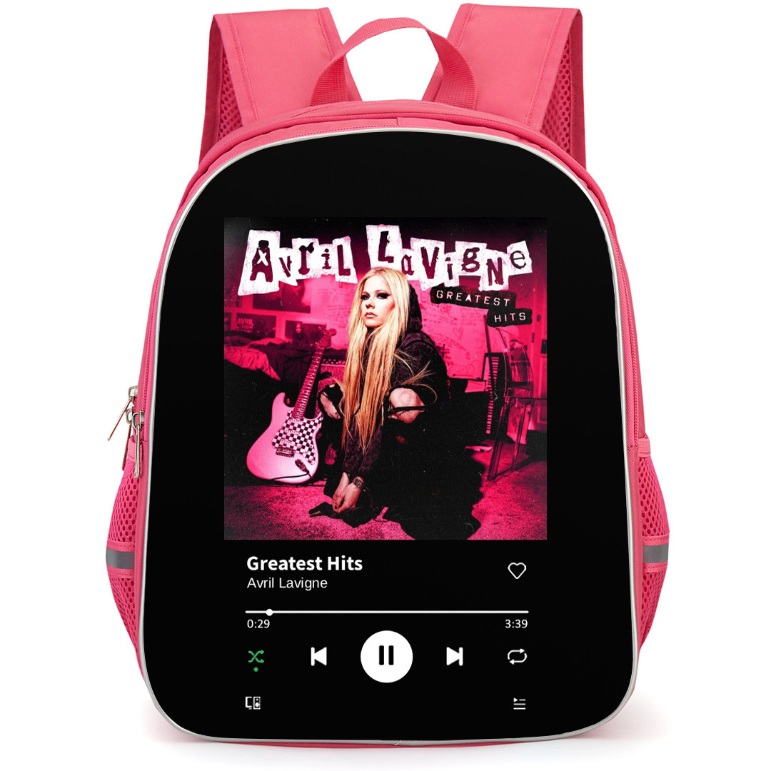 Avril Lavigne Backpack School Bag StudentPack - Avril Lavigne Greatest Hits Album Cover