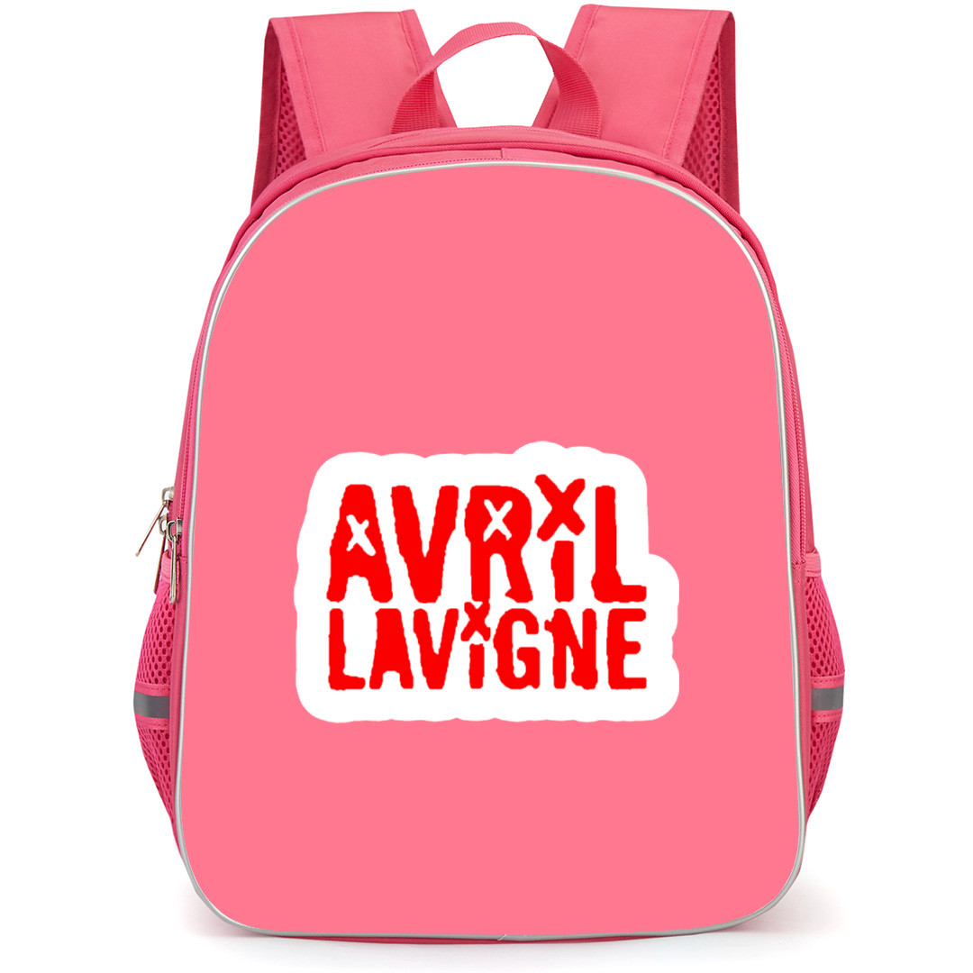 Avril Lavigne Backpack School Bag StudentPack - Avril Lavigne Logo Sticker Art