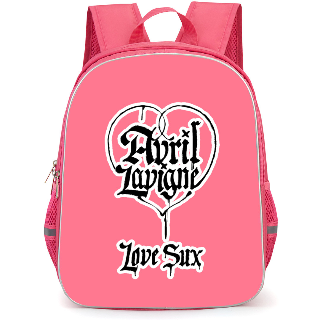 Avril Lavigne Backpack School Bag StudentPack - Avril Lavigne Love Sux Logo