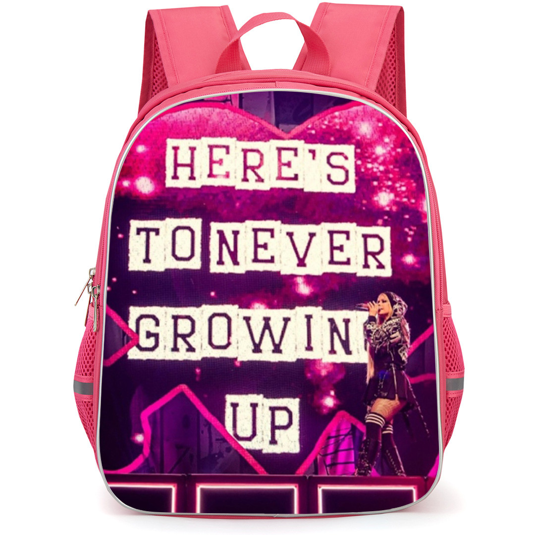 Avril Lavigne Backpack School Bag StudentPack - Avril Lavigne Singing Here's To Never Growing Up