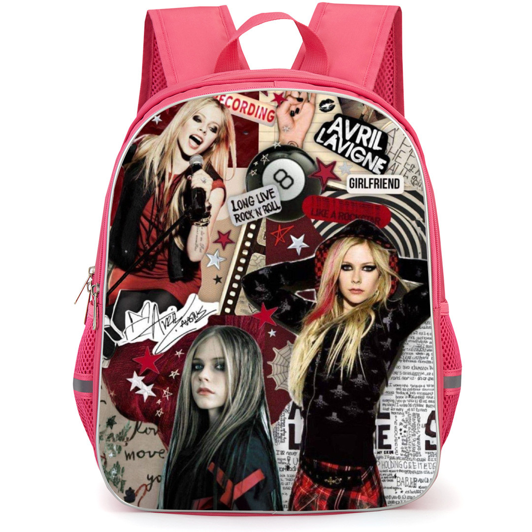 Avril Lavigne Backpack School Bag StudentPack - Avril Lavigne Sk8er Boi Collage