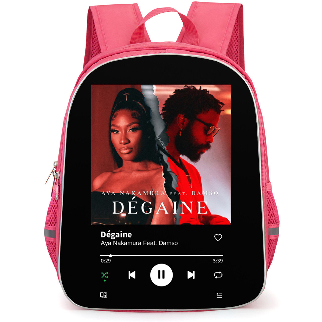 Aya Nakamura Backpack School Bag StudentPack - Aya Nakamura D?gaine Featuring Damso Cover Art