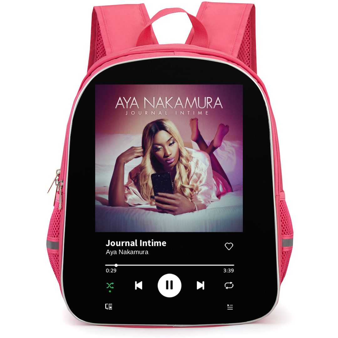 Aya Nakamura Backpack School Bag StudentPack - Aya Nakamura Journal Intime Album Cover
