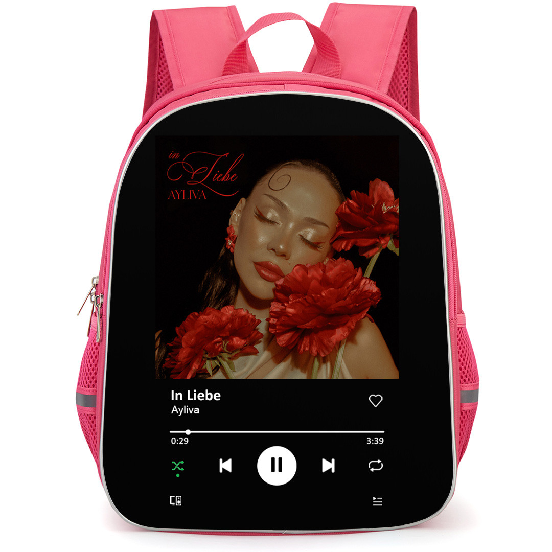 Ayliva Backpack School Bag StudentPack - Ayliva In Liebe Album Spotify Library Poster