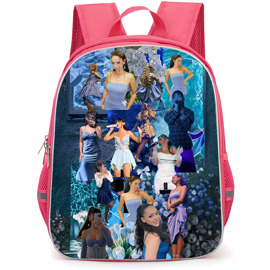 Ayliva Backpack School Bag StudentPack - Ayliva Blue Tone Collage Poster
