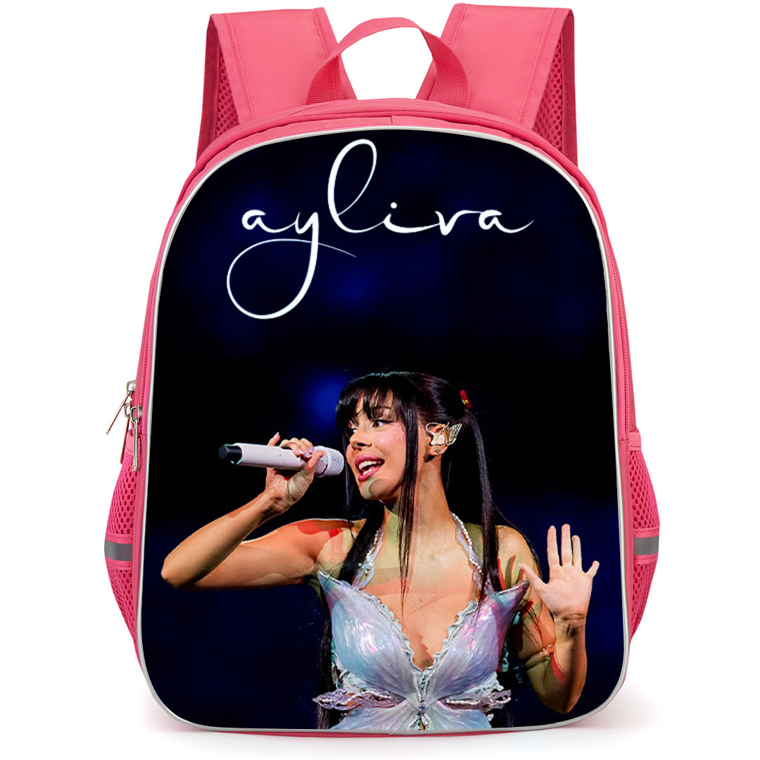 Ayliva Backpack School Bag StudentPack - Ayliva Performs On Stage Blue Outfit Poster