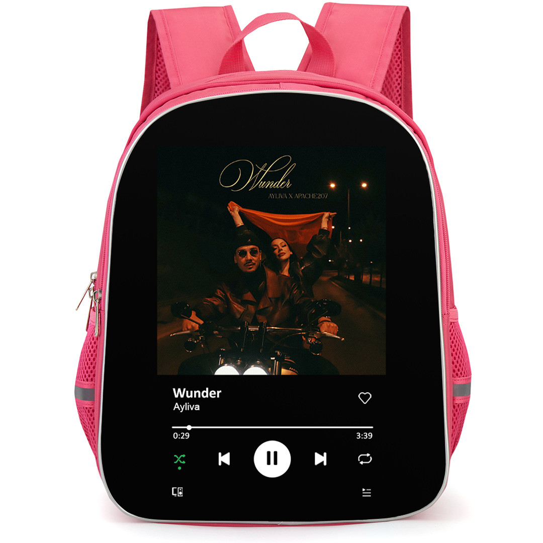 Ayliva Backpack School Bag StudentPack - Ayliva Wunder Single Album Spotify Poster