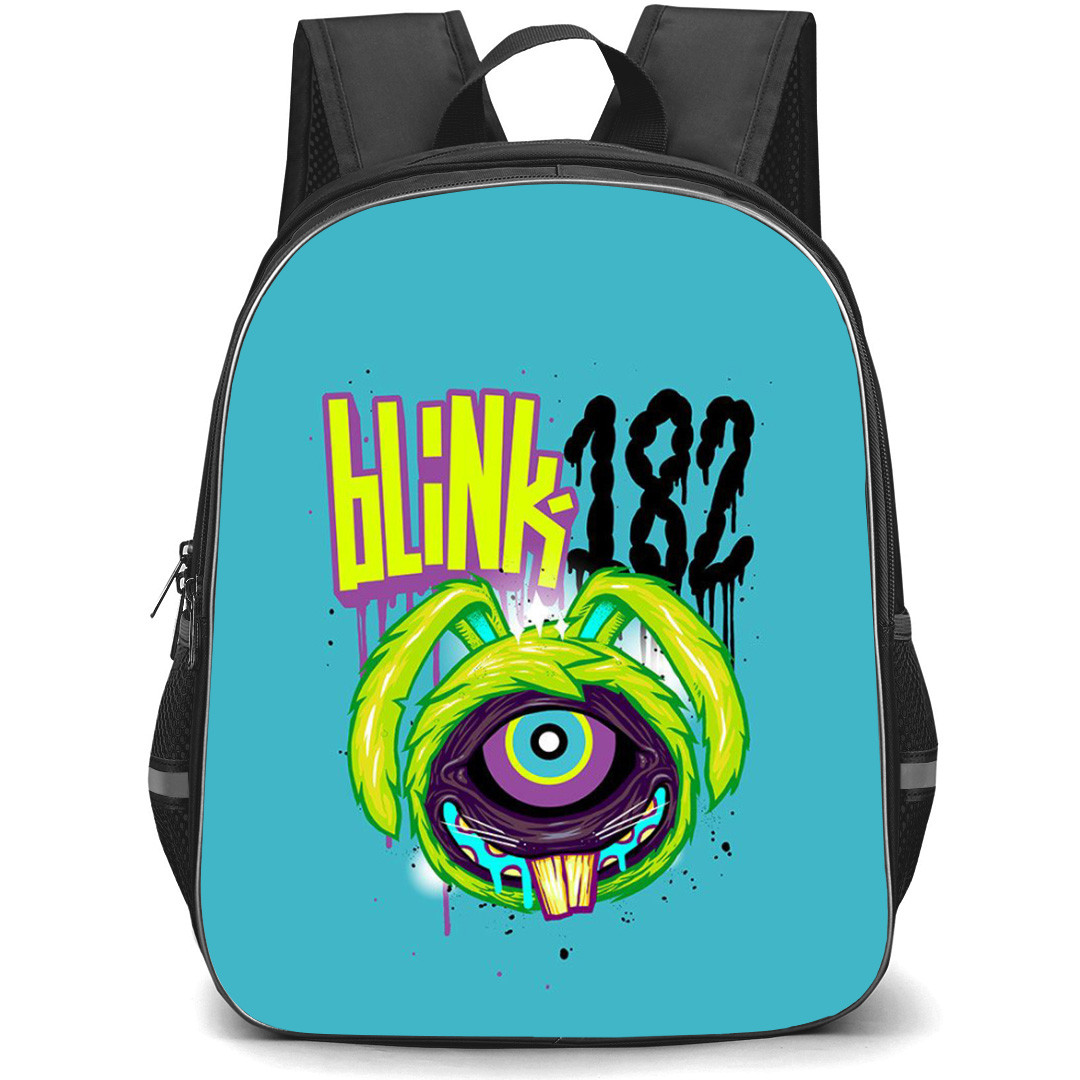 Blink-182 Backpack School Bag StudentPack - Monster Art Series Illustration
