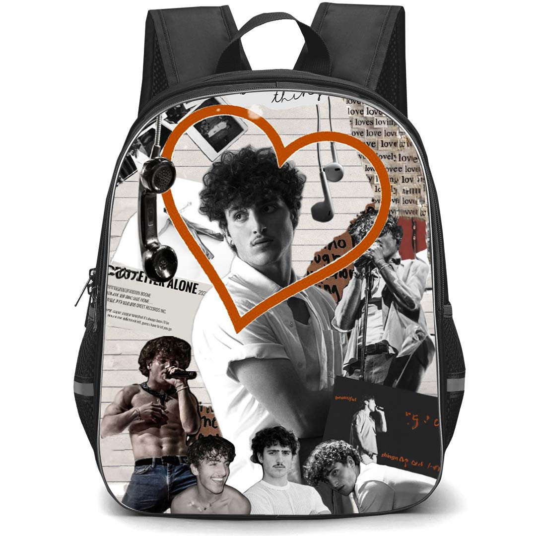 Benson Boone Backpack StudentPack - Benson Boone Collage Grayscale Poster