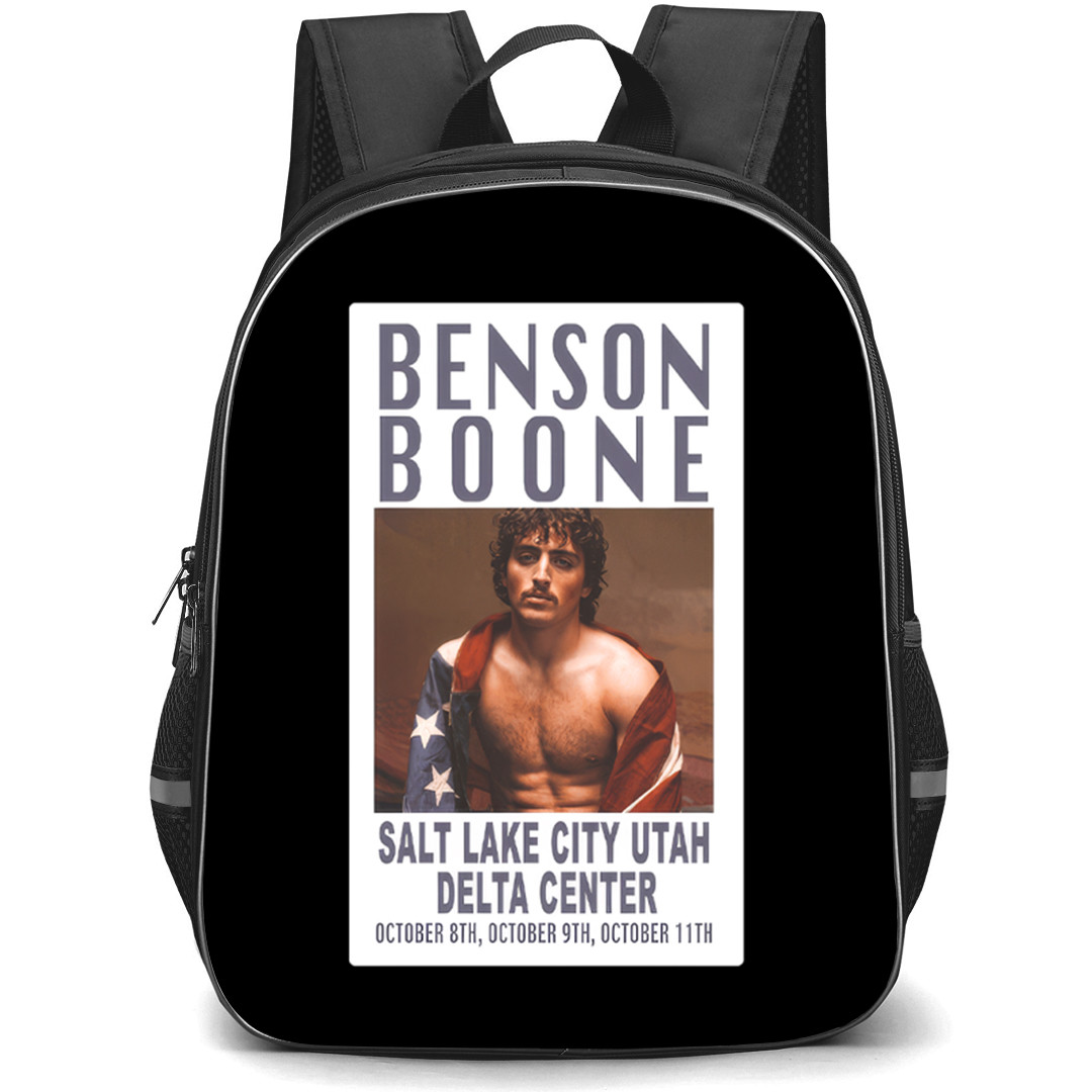 Benson Boone Backpack School Bag StudentPack - Benson Boone Rolling Salt Lake City Utah Poster