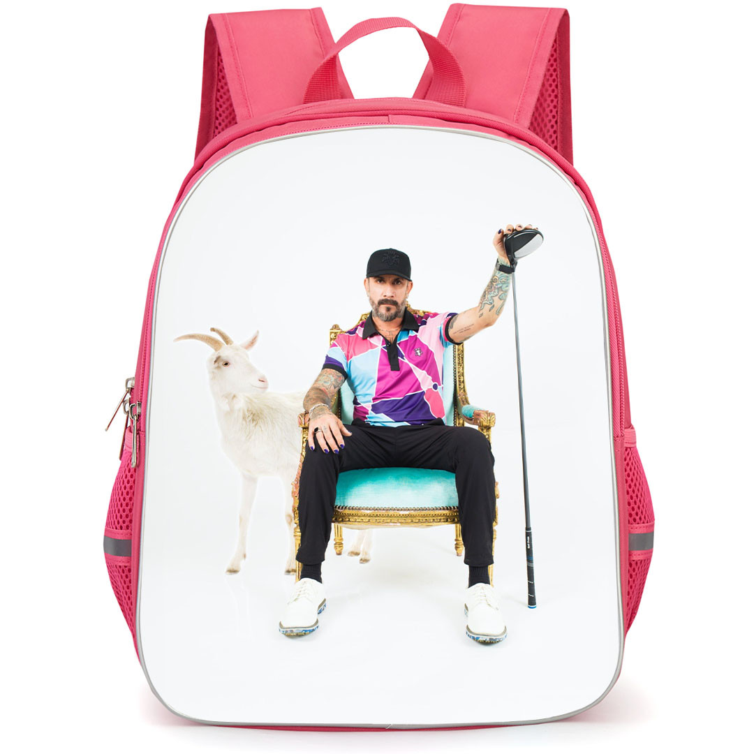 Backstreet Boys AJ McLean Backpack StudentPack - AJ McLean Golf Apparel Promotion Poster