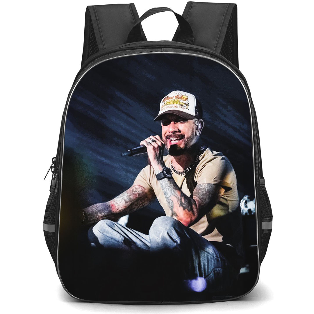 Backstreet Boys AJ McLean Backpack StudentPack - AJ McLean Singing At Power Pack Show In Mumbai Poster