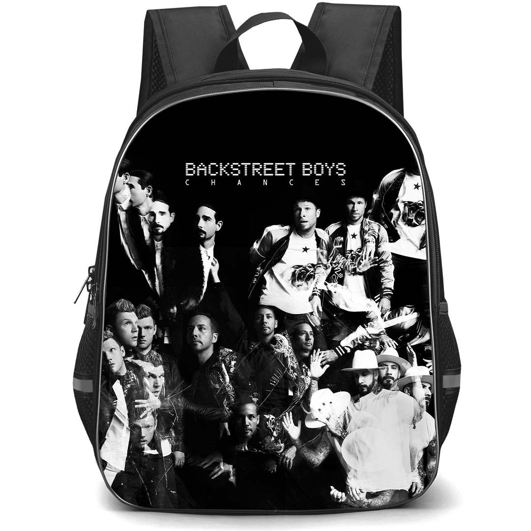 Backstreet Boys Backpack StudentPack - Backstreet Boys Album Chances Grayscale Poster
