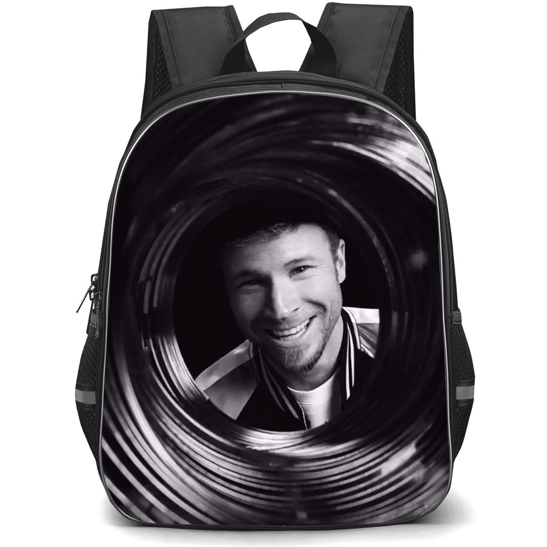 Backstreet Boys Brian Littrell Backpack StudentPack - Brian Littrell DNA Album Photoshoot Grayscale Poster