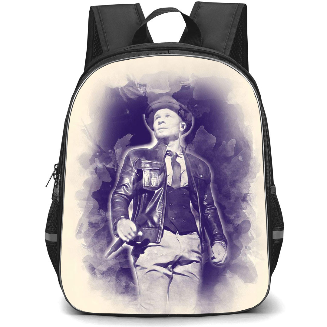 Backstreet Boys Brian Littrell Backpack StudentPack - Brian Littrell Fan Art Grayscale Poster