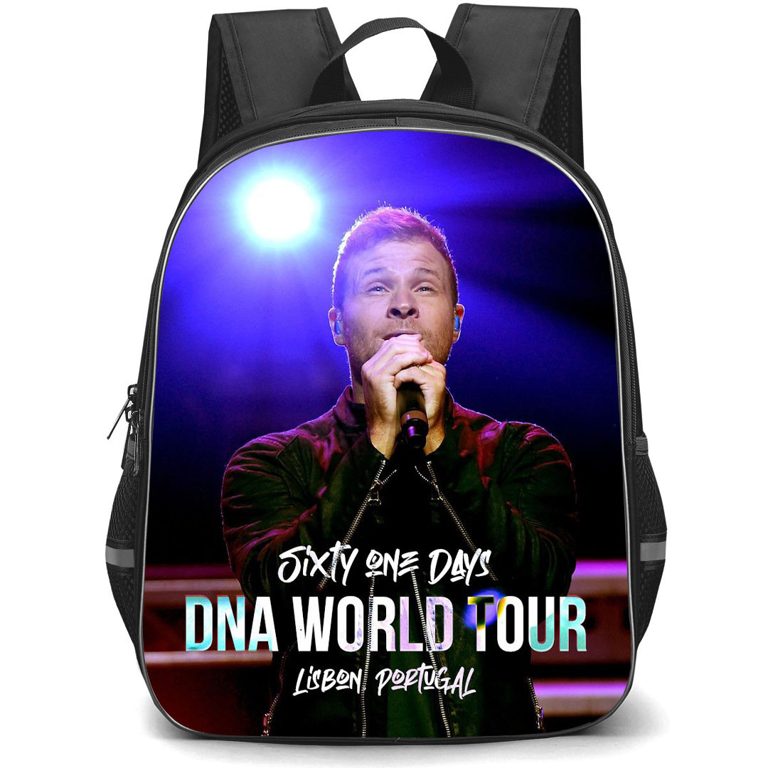 Backstreet Boys Brian Littrell Backpack StudentPack - Brian Littrell Sixty One Days DNA World Tour In Portugal Poster