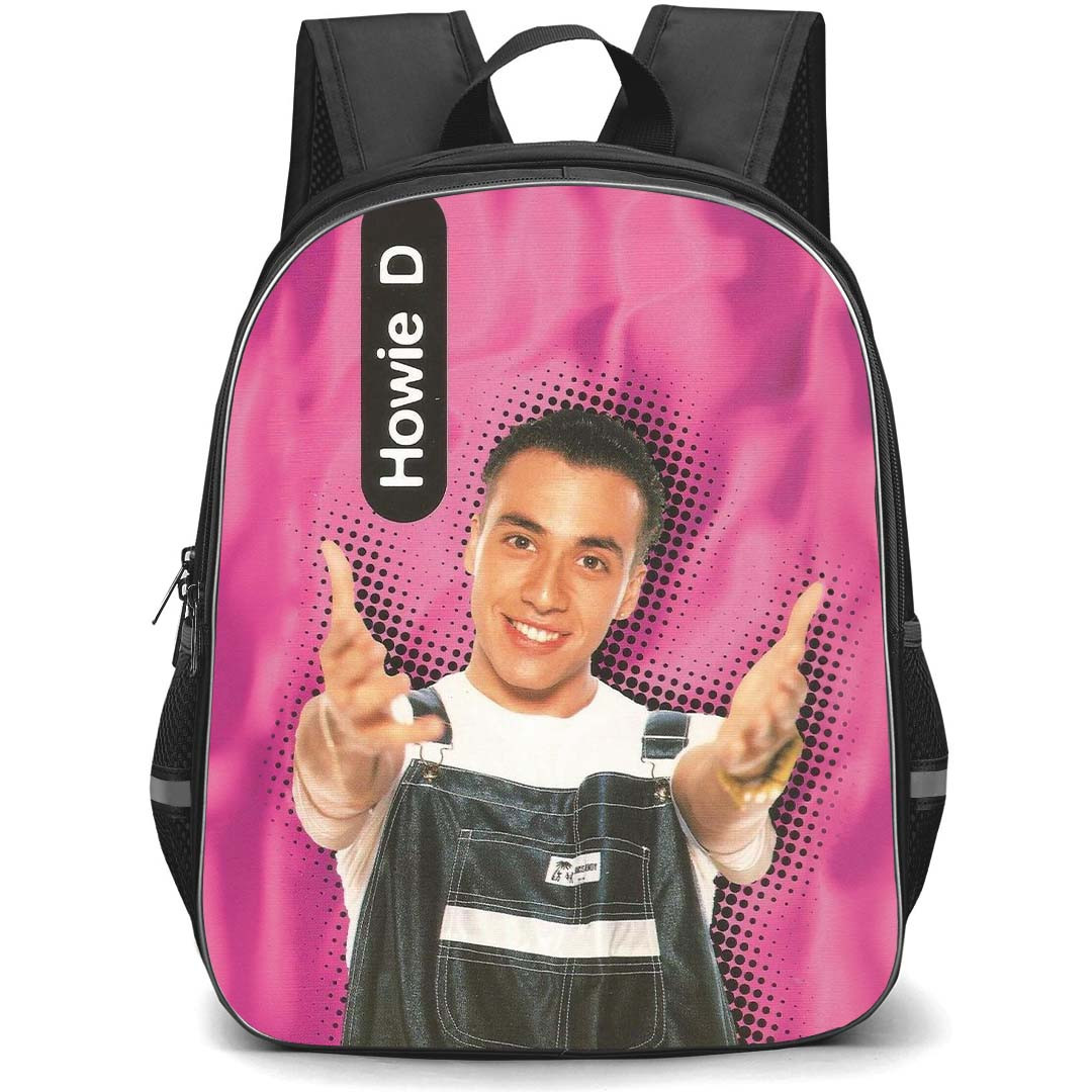 Backstreet Boys Howie Dorough Backpack StudentPack - Howie Dorough Fan Art On Pink Background Poster