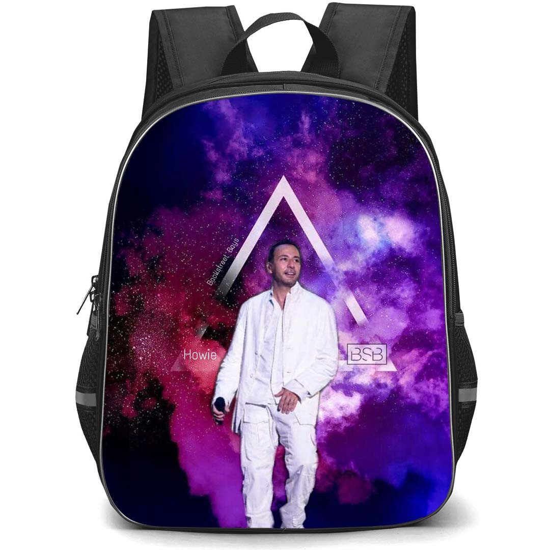 Backstreet Boys Howie Dorough Backpack StudentPack - Howie Dorough Performing On Galaxy Background