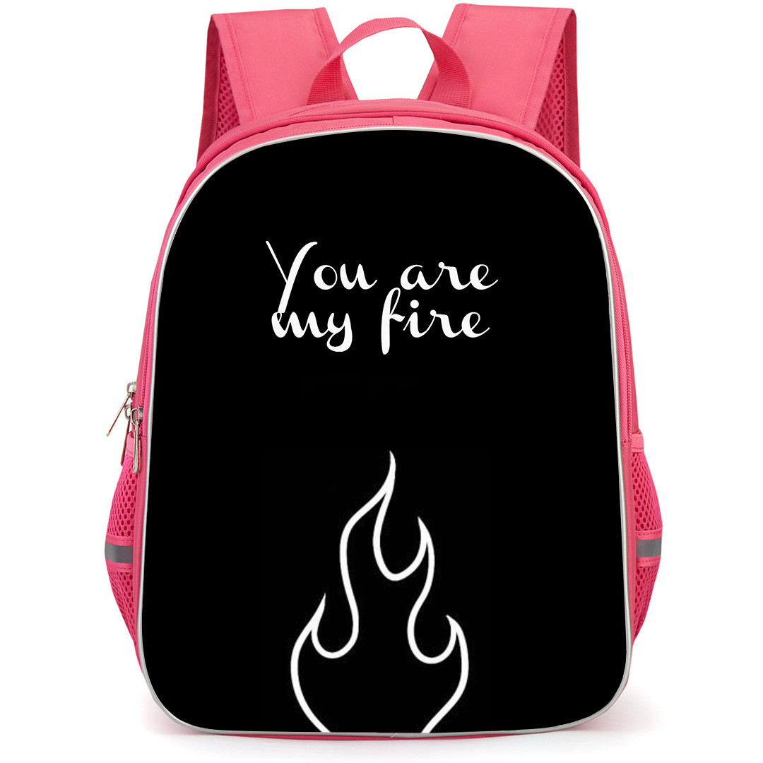 Backstreet Boys Backpack StudentPack - Backstreet Boys Lyrics You Are My Fire Minimalist Art