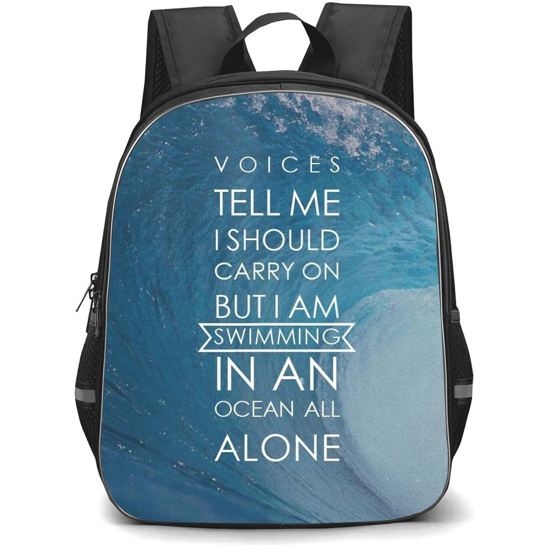 Backstreet Boys Backpack StudentPack - Backstreet Boys Quotes Voices Tell Me I Should Carry On Poster
