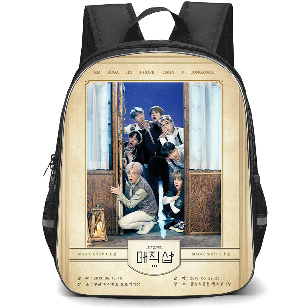BTS Backpack School Bag StudentPack - BTS 5th Muster Photo Book Cover Poster