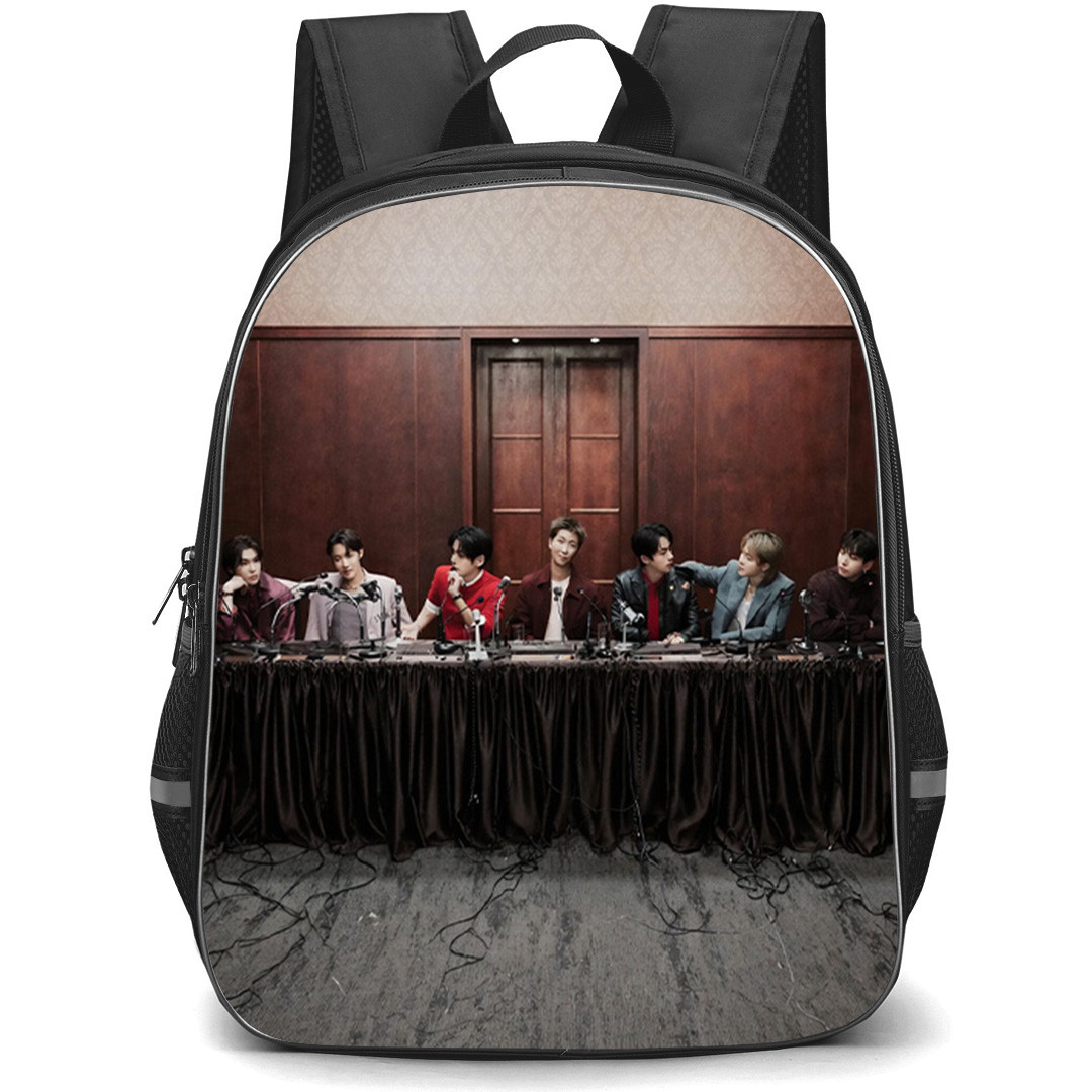 BTS Backpack School Bag StudentPack - BTS GQ Magazine Last Supper Poster