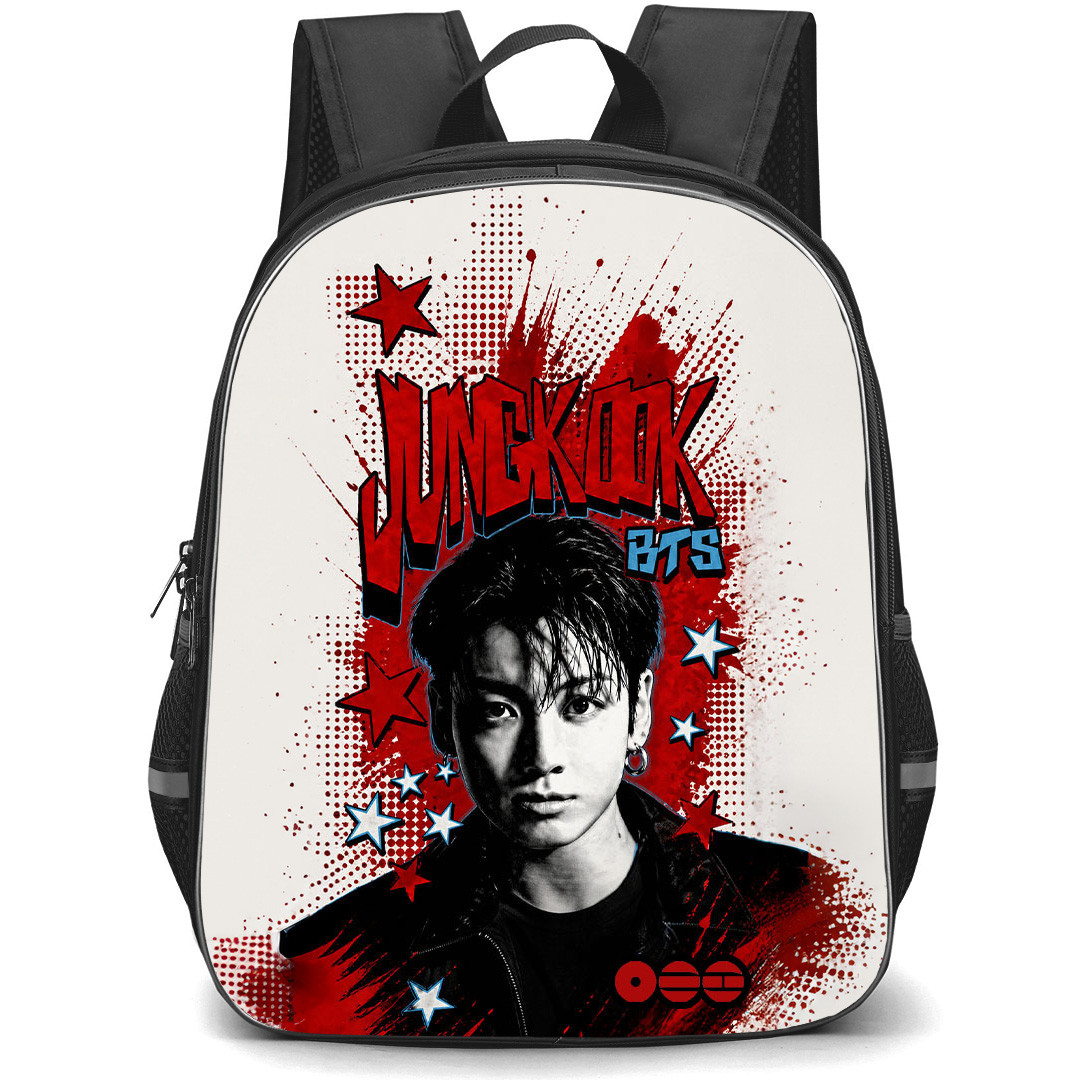 BTS JUNGKOOK Backpack School Bag StudentPack - JUNGKOOK 2026 Arirang World Tour Pop Art Poster