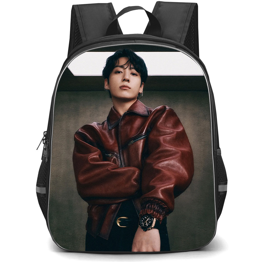 BTS Jung Kook Backpack School Bag StudentPack - Jung Kook Hublot Commercial Poster