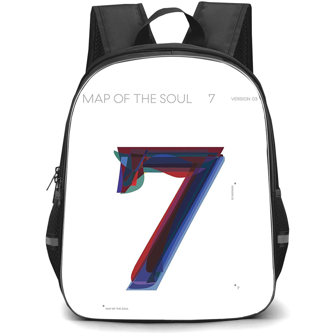 BTS Backpack School Bag StudentPack - BTS Map Of The Soul 7 Version 03 Album Cover Poster